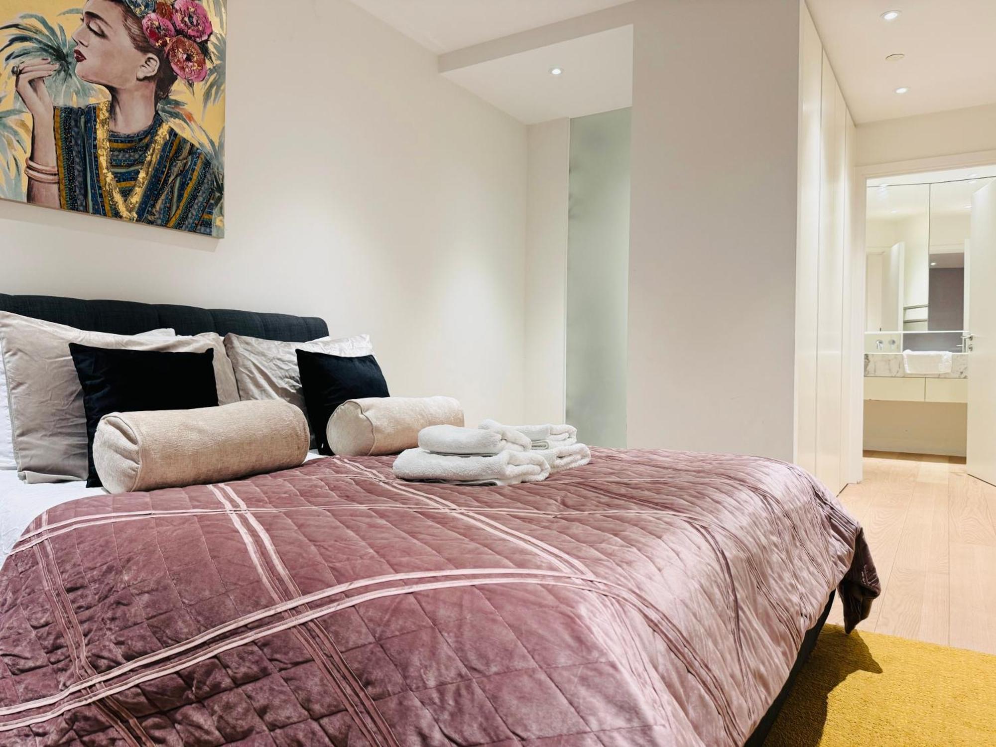 O2 Arena, 2Bedroom Apartment, North Greenwich , London 01 Chambre photo