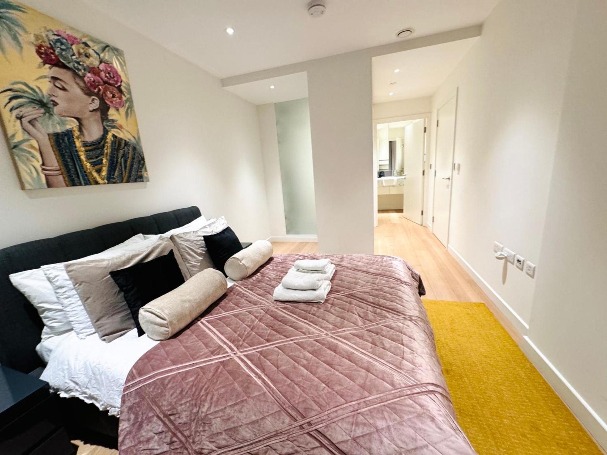 O2 Arena, 2Bedroom Apartment, North Greenwich , London 01 Chambre photo